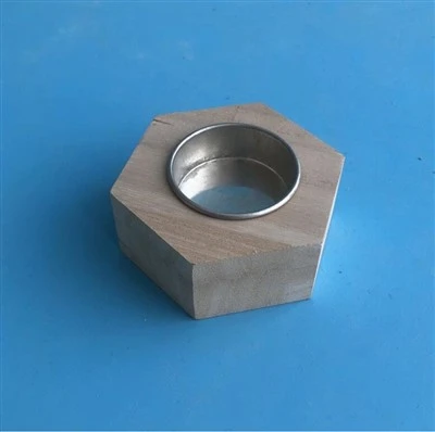 木製六角燭台