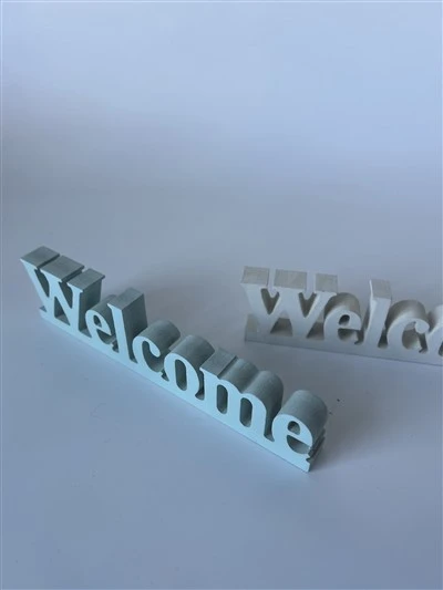 木製のウェルカムスタンド