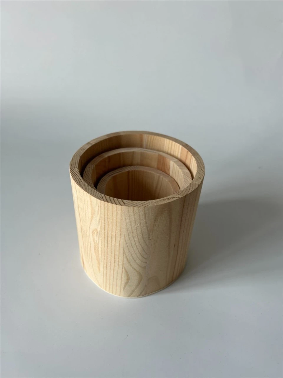 木製の植木鉢3セット